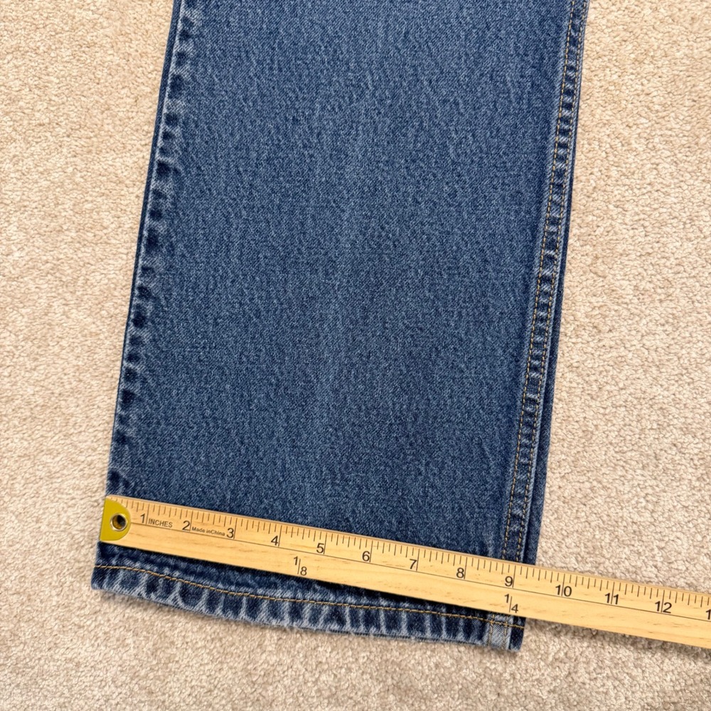 Levi's 517 Jeans‎ Men 35x33,Tag 36x34 Blue Bootcut Denim Medium Wash Y2k Western - Picture 4 of 6